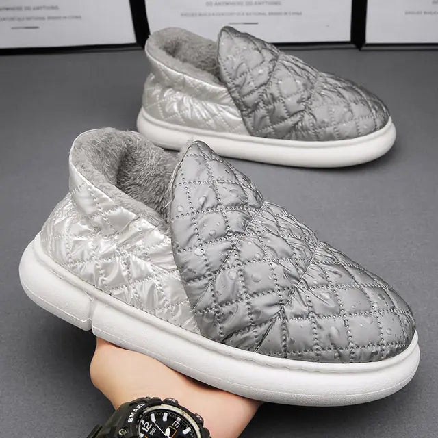 Waterproof Plush Slip-on Shoes