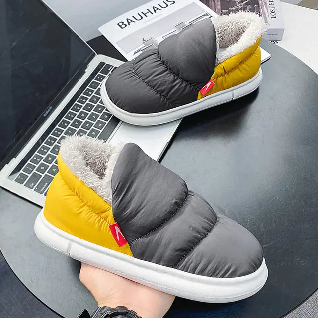 Waterproof Plush Slip-on Shoes